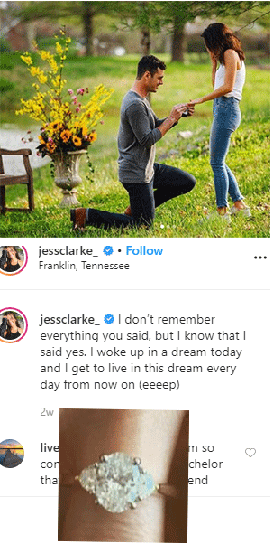 Jessica Clarke & Ben Higgins are engageged